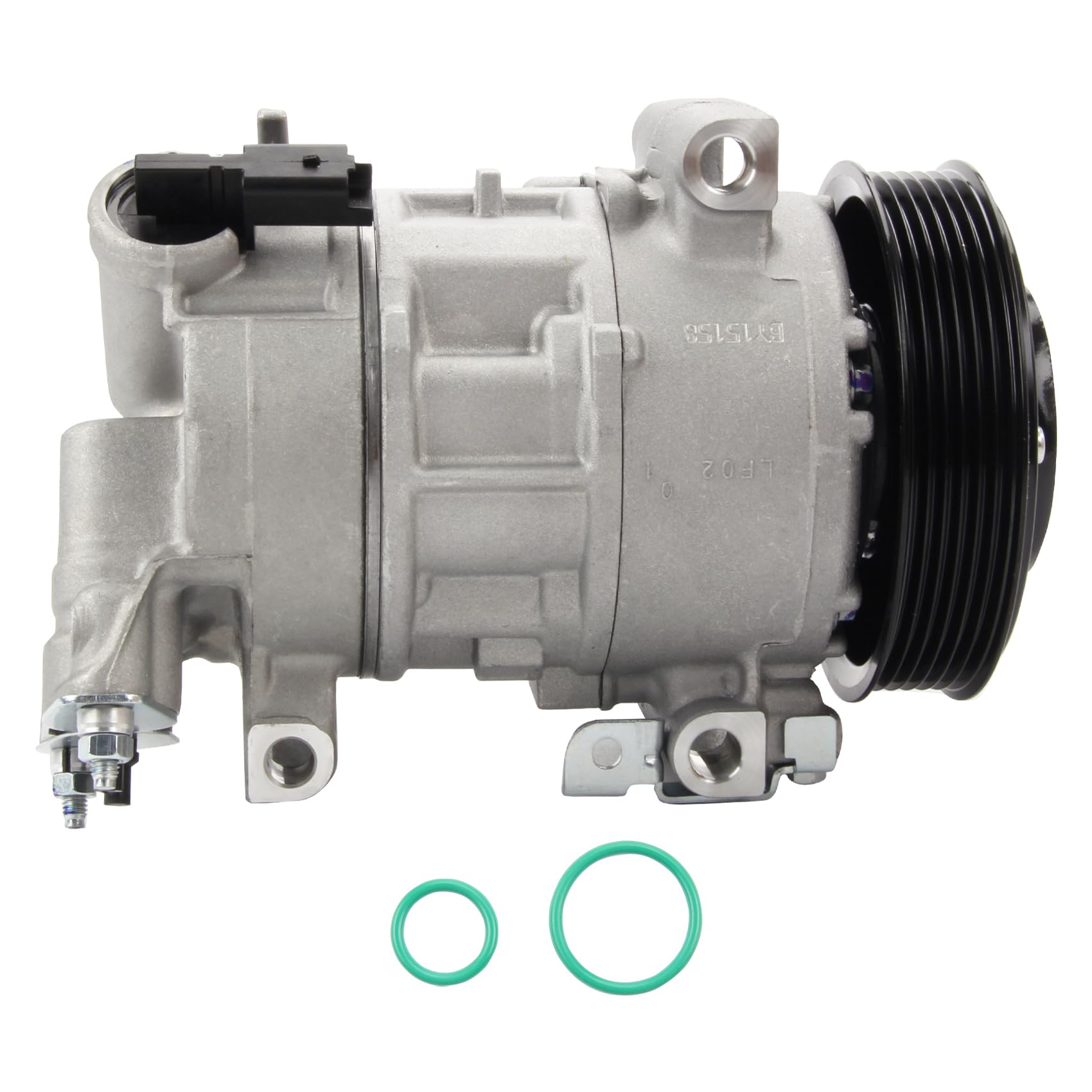 DOCAS Compresor de aire acondicionado 6453WF 9659875480 compatible para Citroën Berlingo B9 C4 I II DS4 DS5 Peugeot 308 3008 5008 RCZ Partner