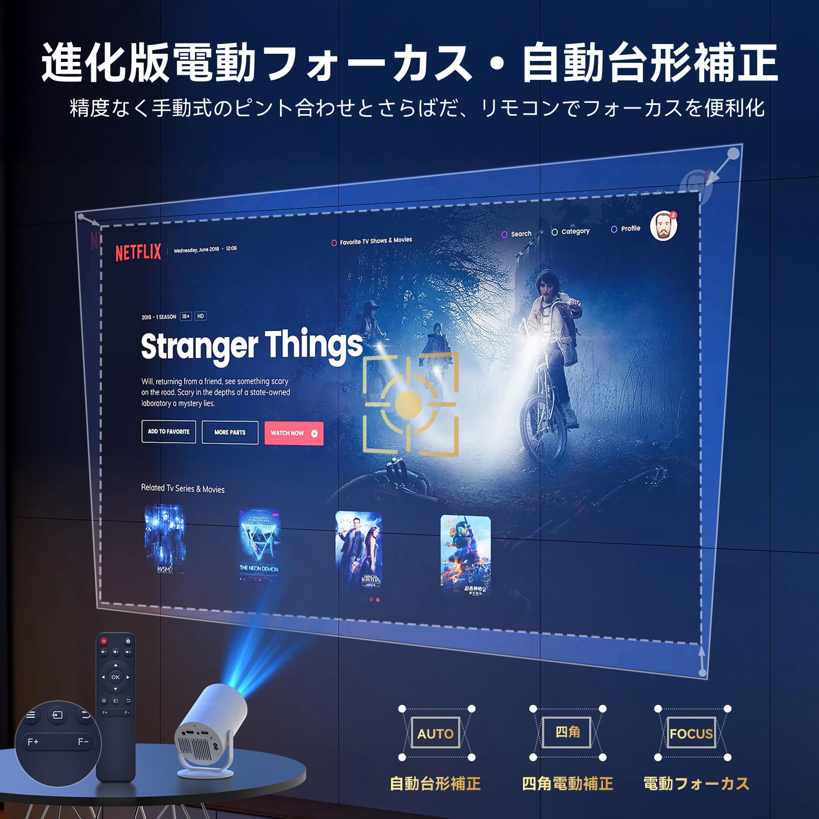 あNo.20　スマートプロジェクター 小型　本体 Amazon.co.jp: WISHOLY プロジェクター 家庭用【2025年最新進化