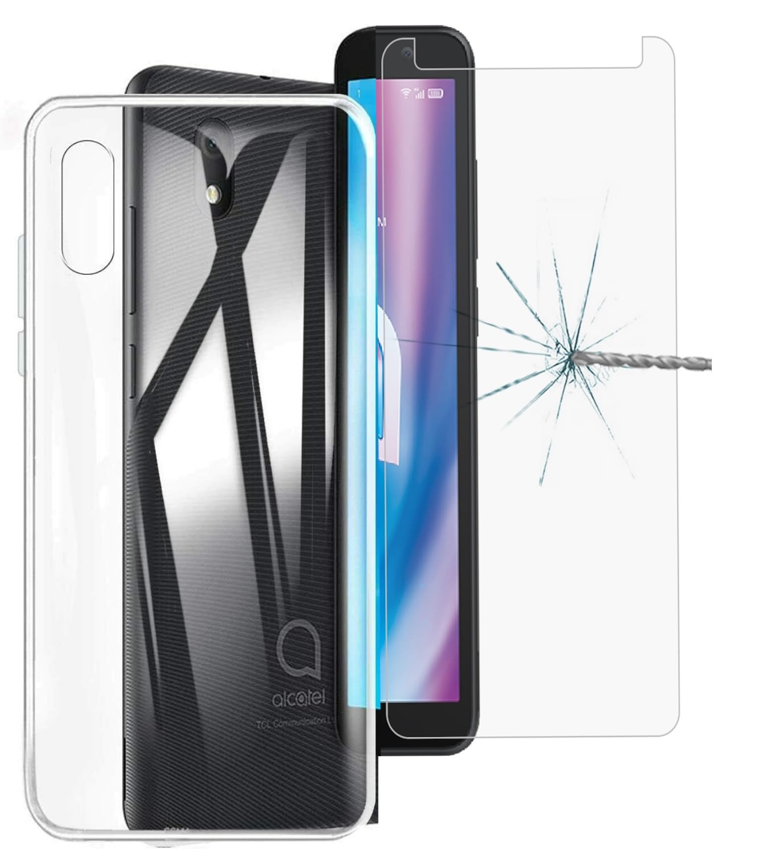 Vetro Temperato 9D Per Alcatel 1S/1SE/1V (2020): Protezione Totale Trasparente