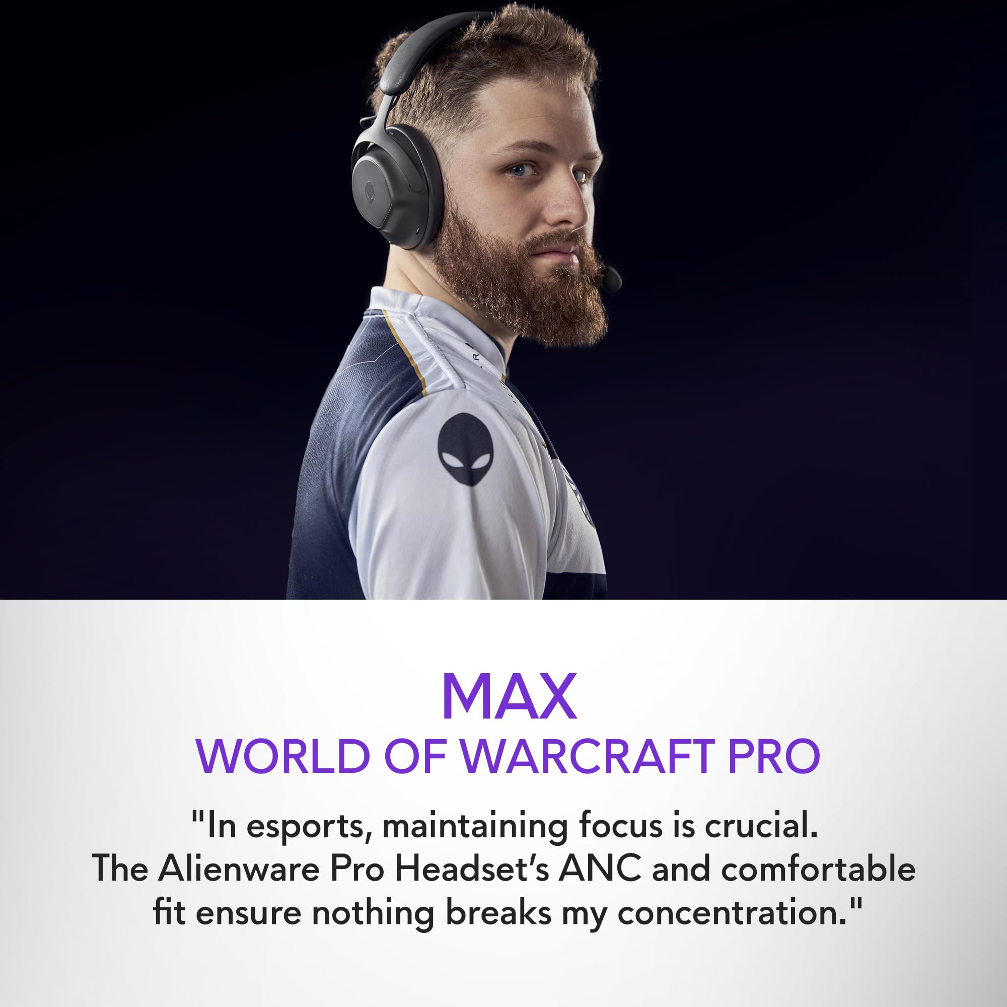 Alienware Pro Cuffie Gaming Wireless Dark Side of the Moon