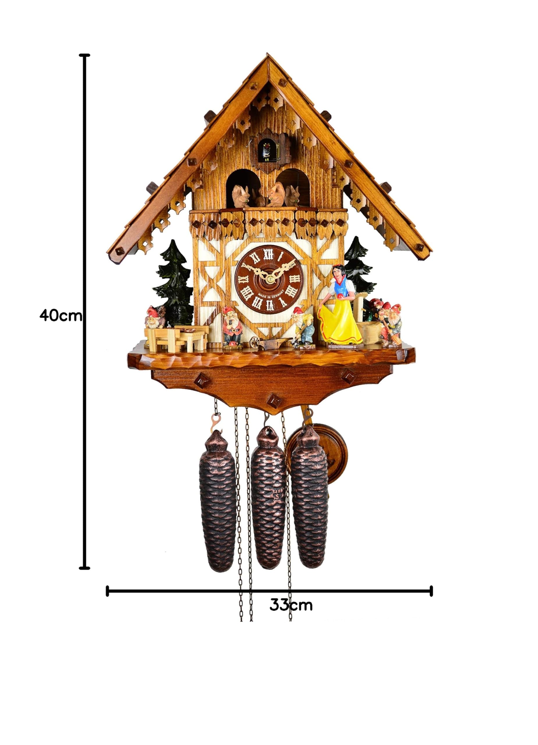 Amazon.co.jp: 鳩時計 白雪姫 : ホーム＆キッチン