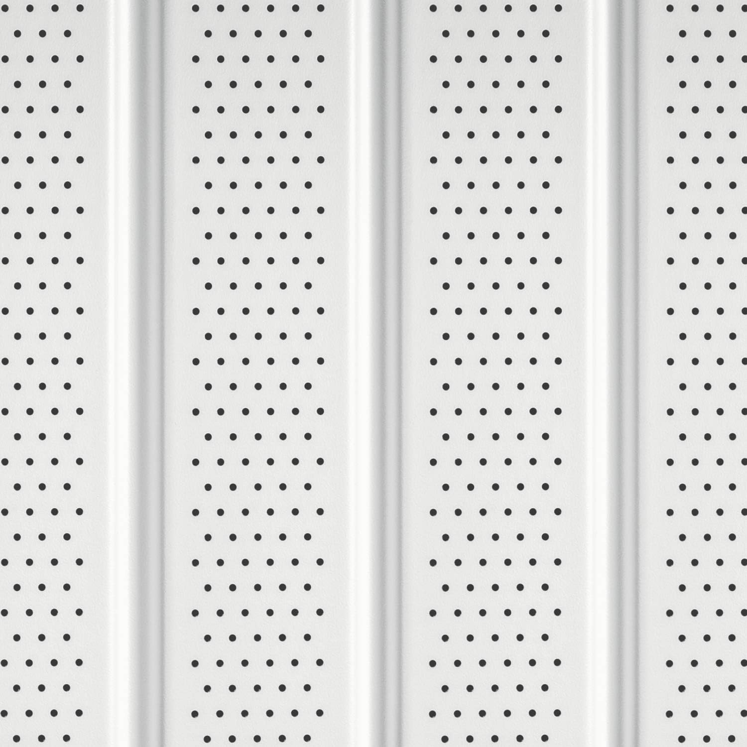 CertainTeed Universal Triple 4 Inch Fully Vented Vinyl Soffit - Colonial White - 12 Foot - 16 PCS 16 12ft Colonial White