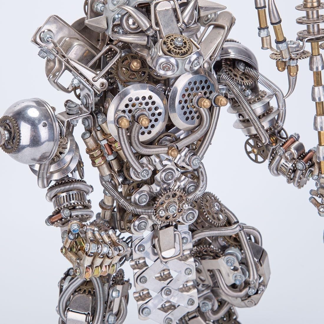 Metalowe puzzle 3D dla dorosłych, zestawy modeli potworów z głową byka Ozdoba do samodzielnego wykonania, łamigłówka do samodzielnego montażu, łamigłówka, idealna dekoracja biurka i wybór prezentu.