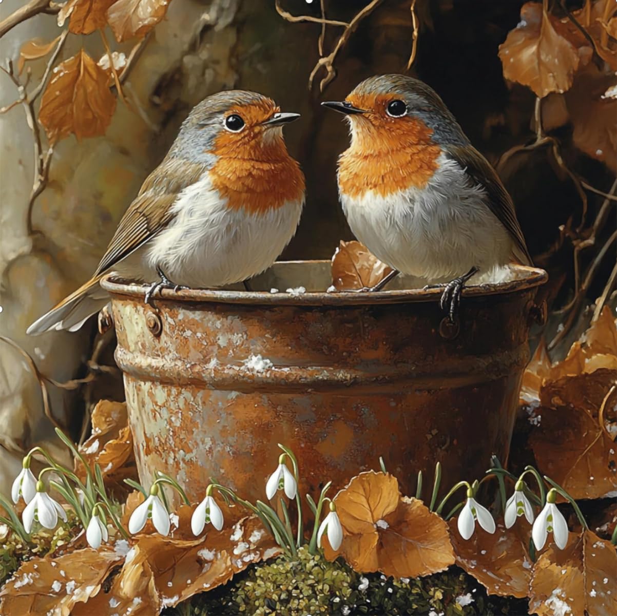 Tabeskly 5d Diamond Art Kits for Adults Bird Kids Full Dimond Painting Pictures Set