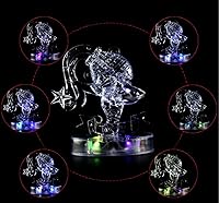 Vista 2 de Graces Dawn® Crystal Doce Constelaciones Deluxe Rompecabezas 3D Decoración de cristal colorido (Aquarius)