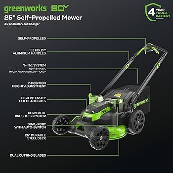 Amazon.com : Greenworks 80V 25