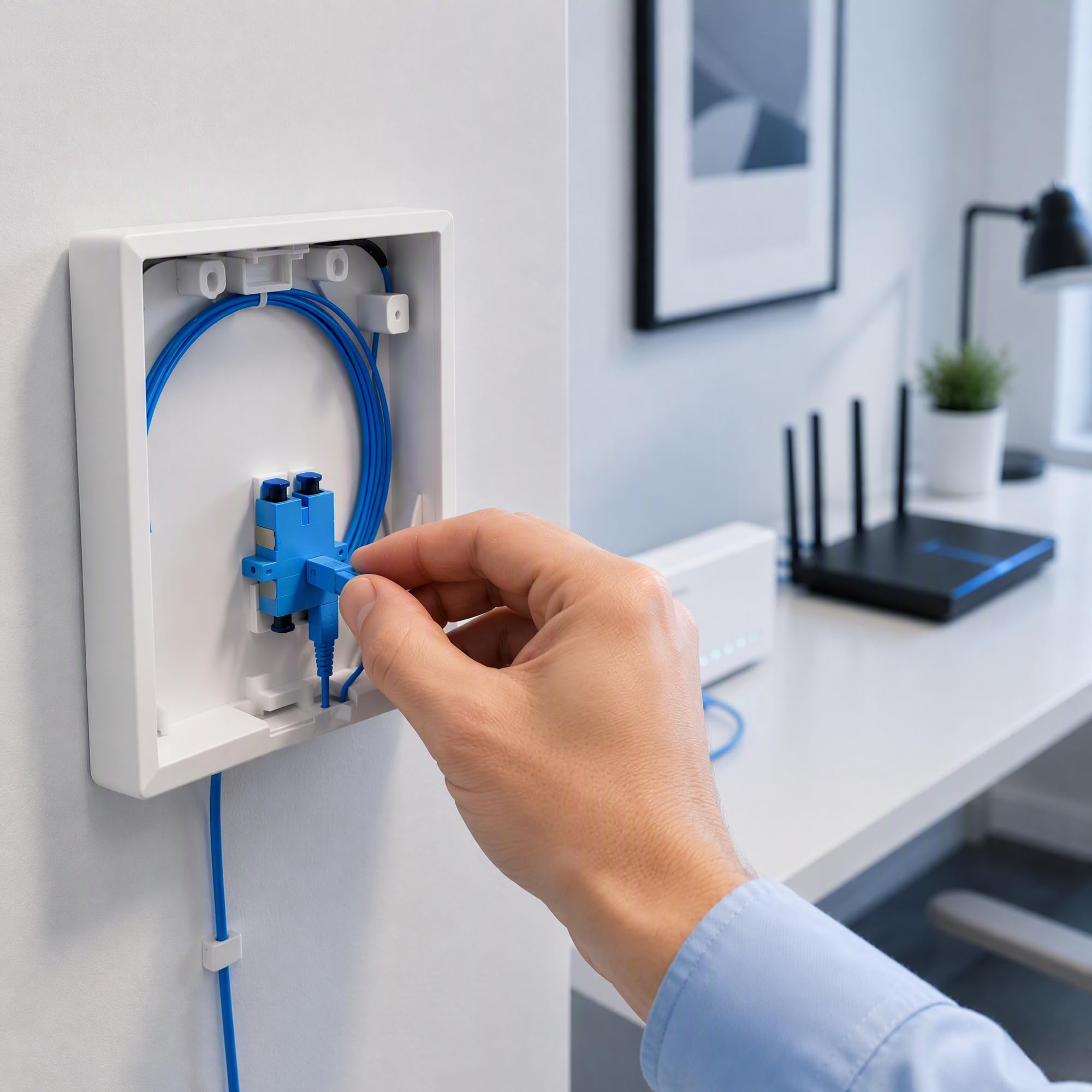 LC Simplex LWL-Adapter Kupplung OM3