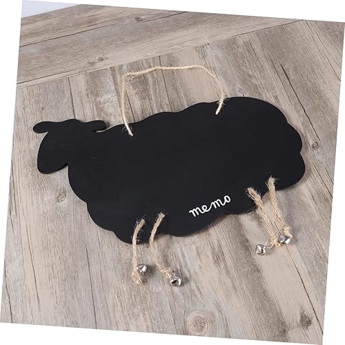 Miniatura 6 de TEHAUX 6 Pcs Double Sided Hanging Blackboard Hanging Blackboard Plaque Hanging Chalkboard Wedding Sign Welcome Chalkboard Sign Message Chalkboard
