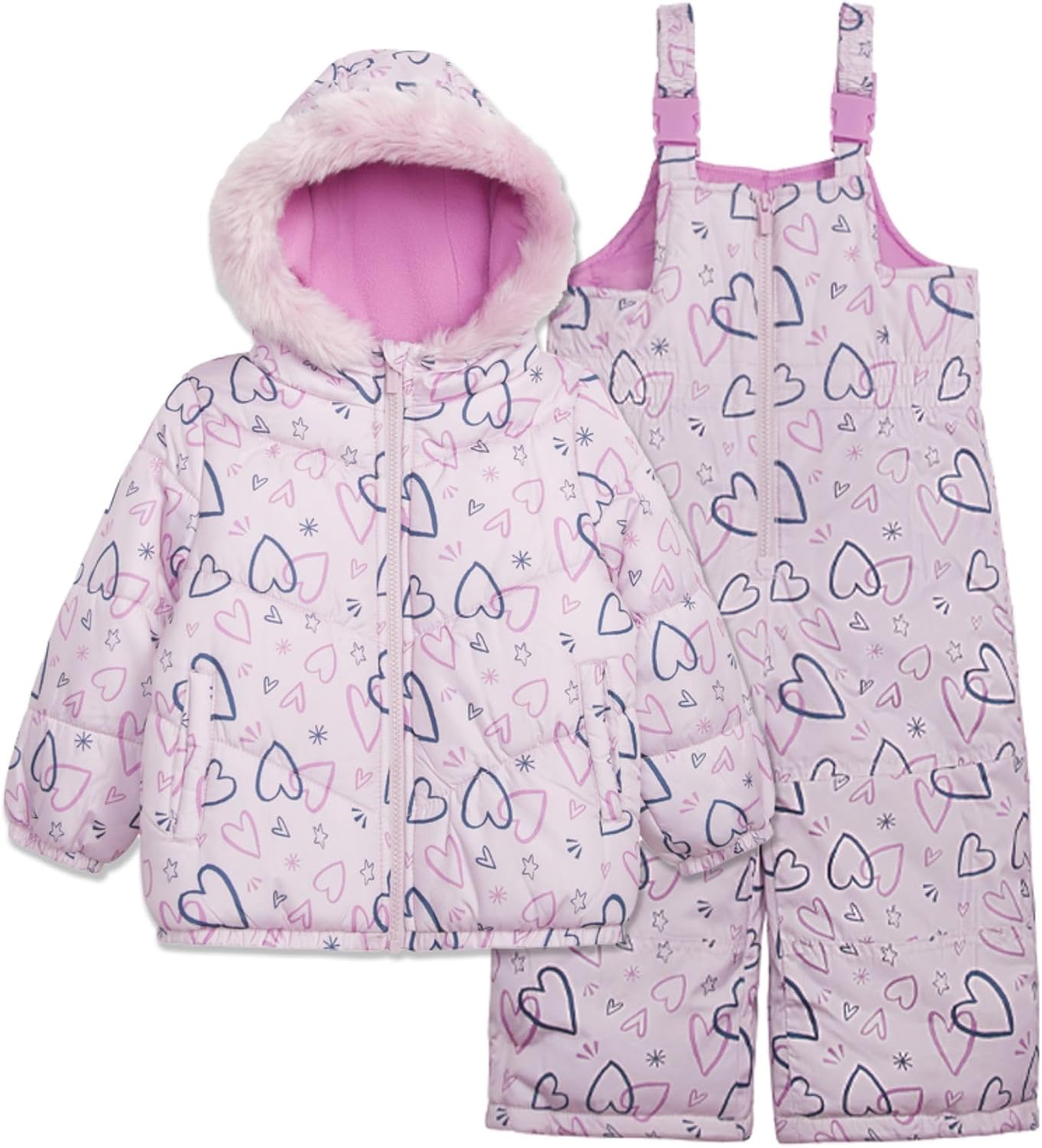 Carter’s Girls’ Heavyweight 2-Piece Skisuit Snowsuit