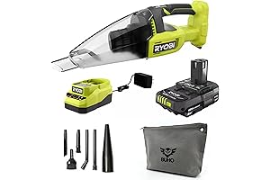 Ryobi Vacuum Cleaning Accessory Kit with 2.0 Ah Battery
