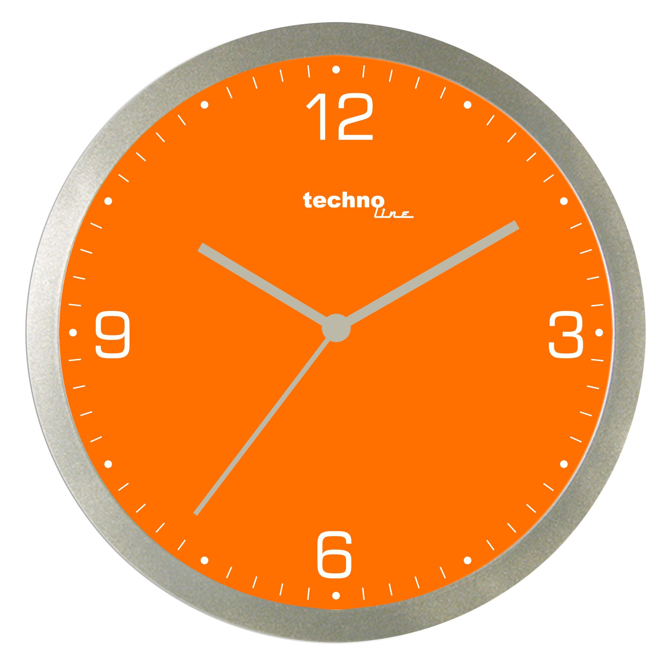 TechnolineWT 9000 Wall Clock Quartz Orange