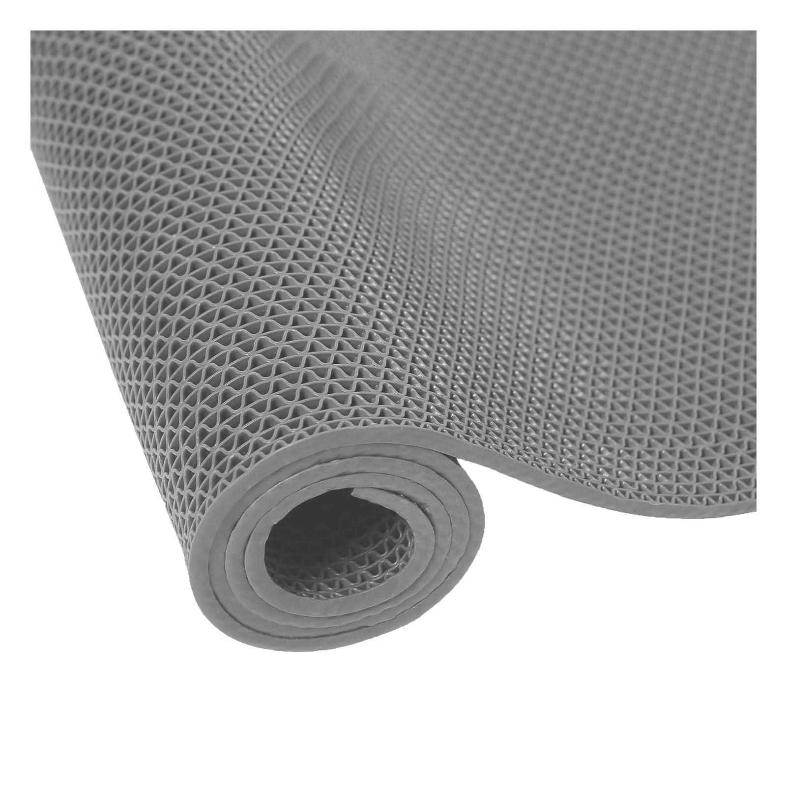 GTHTUHFD Drainage Non Slip Floor Mats, 0.22'' Thick S-Shaped Mesh Hollow Design Mat Roll, Commercial Door Mats, Anti-Fatigue Floor Mat For Wet Area Pool Bathroom,Red,0.9X3M/3X10Ft,Grey-0.9x3m/3x10FT