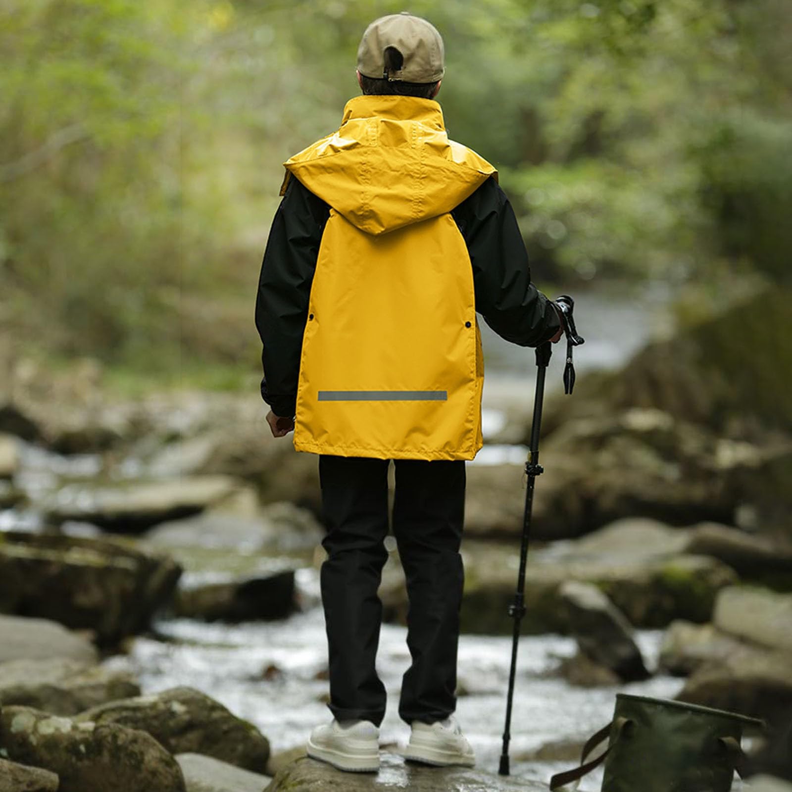 Generisch Ensemble veste de pluie pour enfant avec pantalon respirant et imperméable 6-15 ans