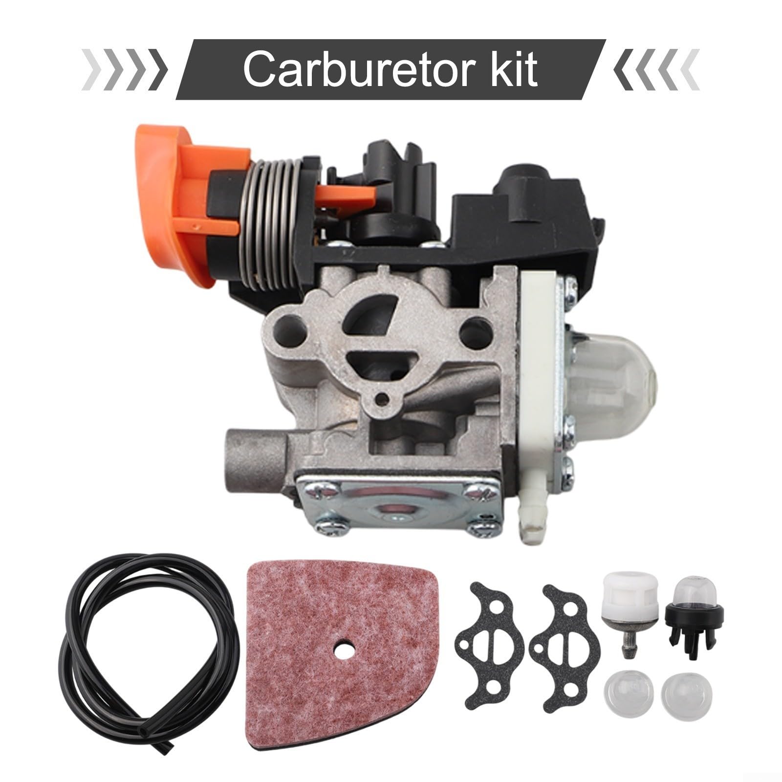 Kit de carburateur FS94 haute performance compatible avec HL94 KM94R 41491200602 4149-120-0602 Remplacement pour FS 94 RC-E Z et 94 K-Z Pièces de débroussailleuse