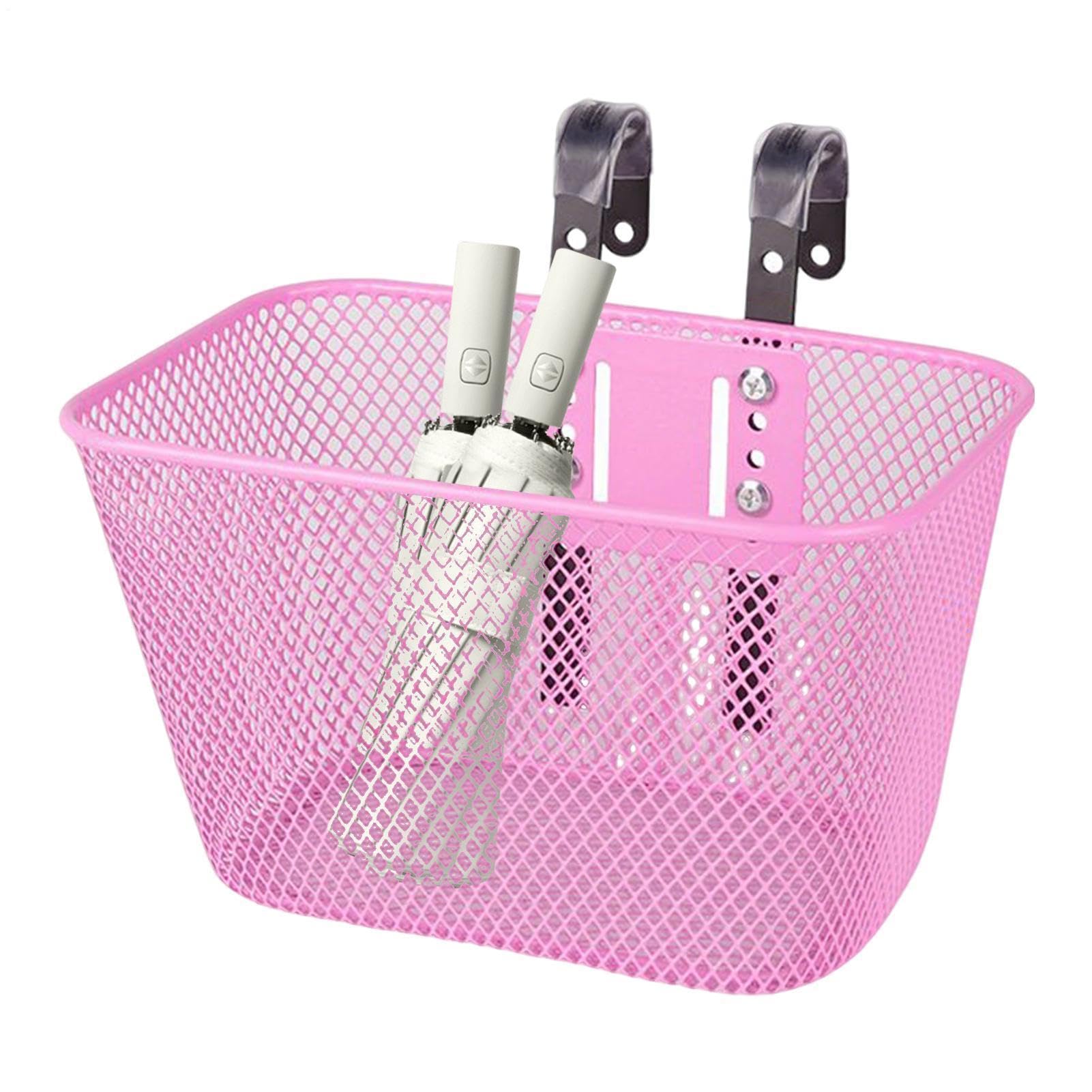 Bike Basket Front Metal Detachable Children Bike Cargo Carrier