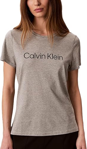 Calvin Klein Women's Performance Cotton Modal Logo Tee