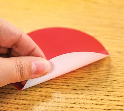 Miniatura 4 de Spot On Borrado en seco para escritura, manchas de colores círculos de 4"