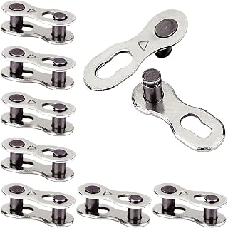 VANSIHO 8 Pairs 6/7/8/9/10 Speed Bicycle Chain Connector Missing Link for MTB/Road/BMX/Electric Bikes (8)