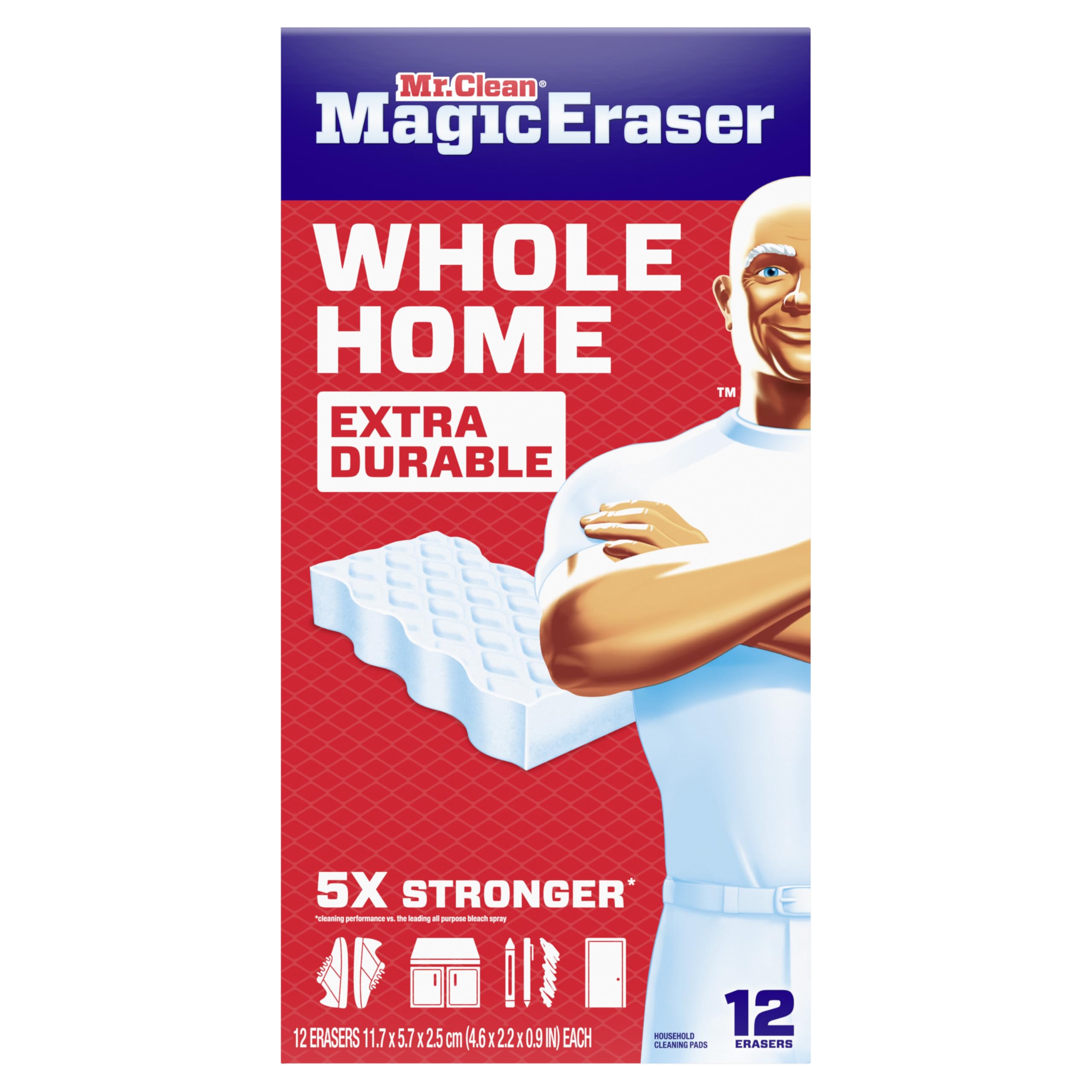 All Purpose Cleaning Scrubber Melamine Pads 12ct B70392