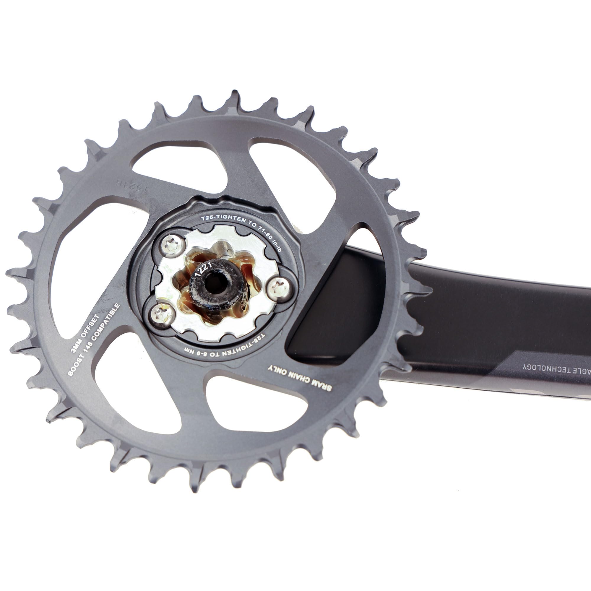 Amazon | SRAM XX1 Eagle AXSブーストクランクセット - 170mm、12速