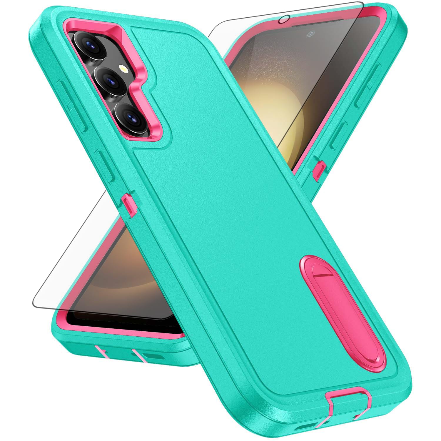 Coque Samsung Galaxy S23 FE 5G blindée à béquille cachée robuste - 8