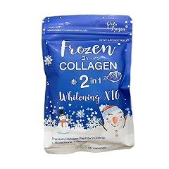 Frozen Collagen 2 in 1 Premium Collagen Peptide Glutathione 60 Capsules