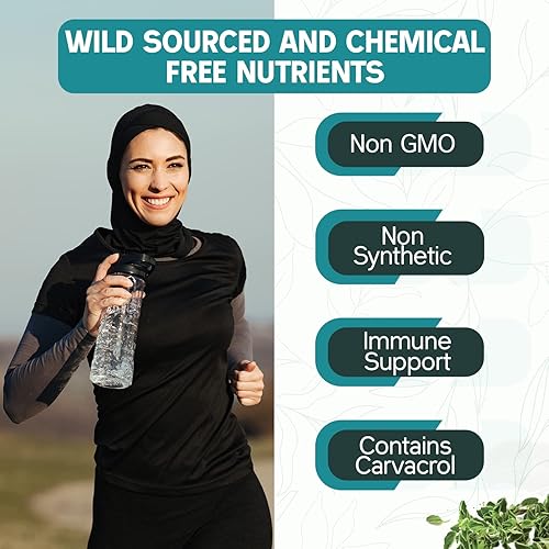 Miniatura 6 de PURELY WILD Aceite de orégano de fuentes mediterráneas  Fórmula de apoyo inmunológico original del Dr. Cass Ingram de orégano  Aceite orgánico de