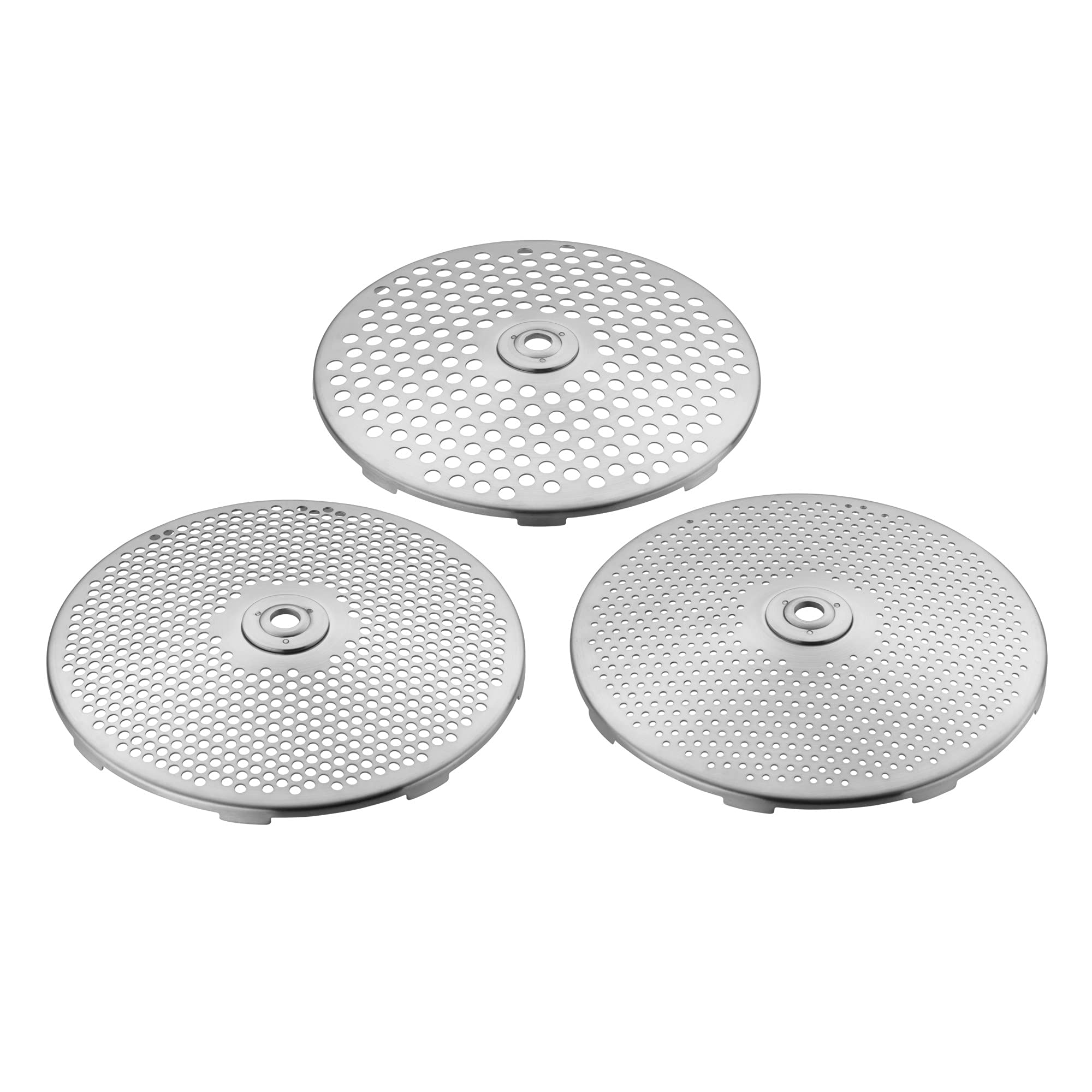 WMF 605636040 Gourmet - Molinillo de lechada (19 cm, Acero Inoxidable, cromargan, Acero Inoxidable, Desmontable, 3 Insertos para lavavajillas, Regalo Diferentes, Transparente