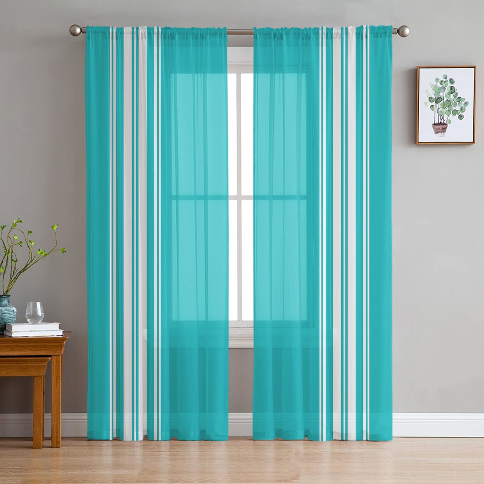 Light Turquoise Curtains