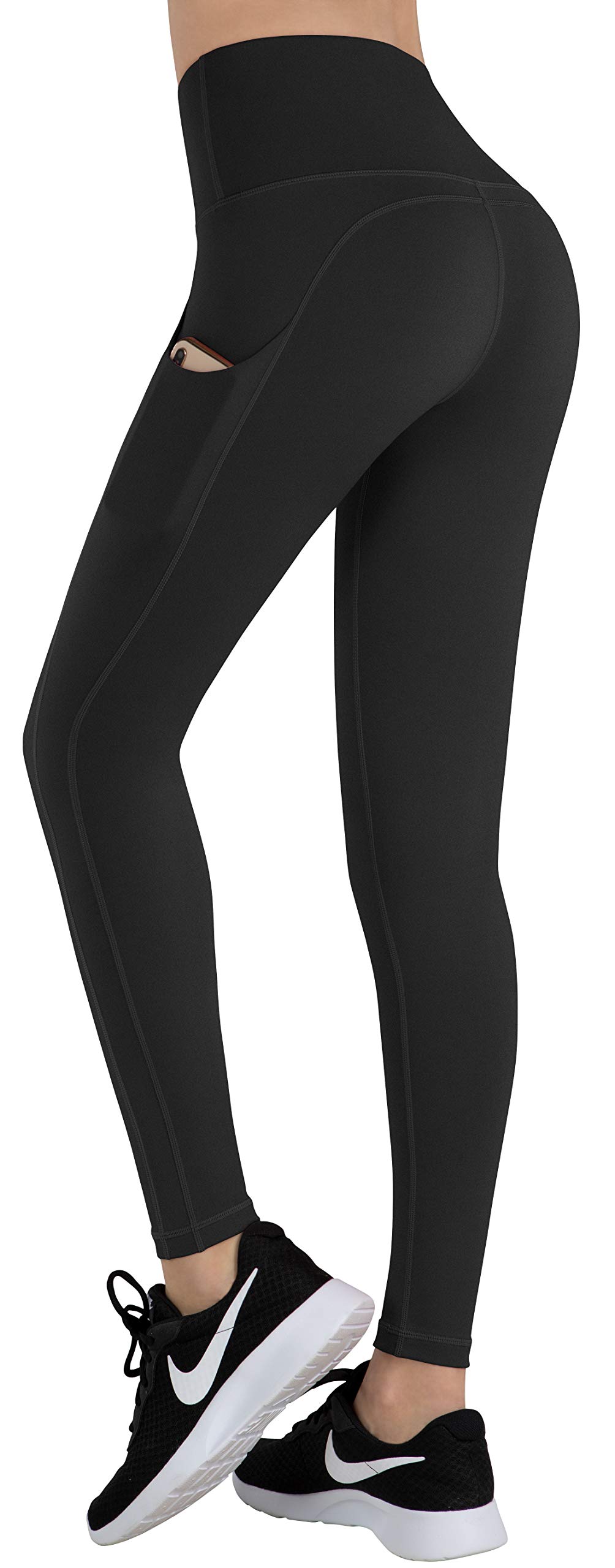 Yoga Pants for Women with Pockets High Waist Workout Leggings with Tummy Control 4 Way Stretch Running