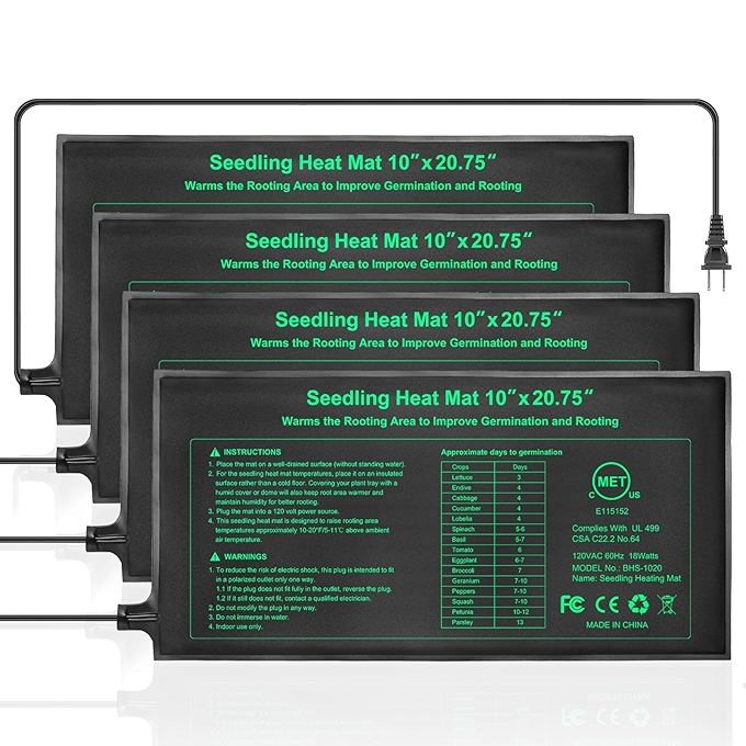 HYDGOOHO 植物育苗加热垫 4件套 防水恒温设计 认证安全