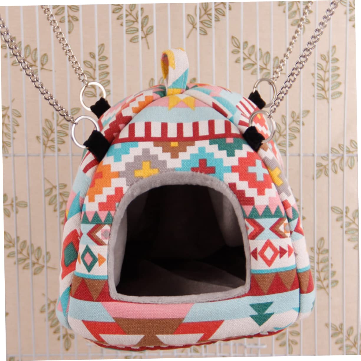 DOITOOL 3stücke Hamsterbett Aus Winter-warmes Aufhängbares Nest Für Kleintiere Für Hamster Meerschweinchen Igel Und Andere Nager Großes Farbenfrohes Design Für Käfige Und Reisen