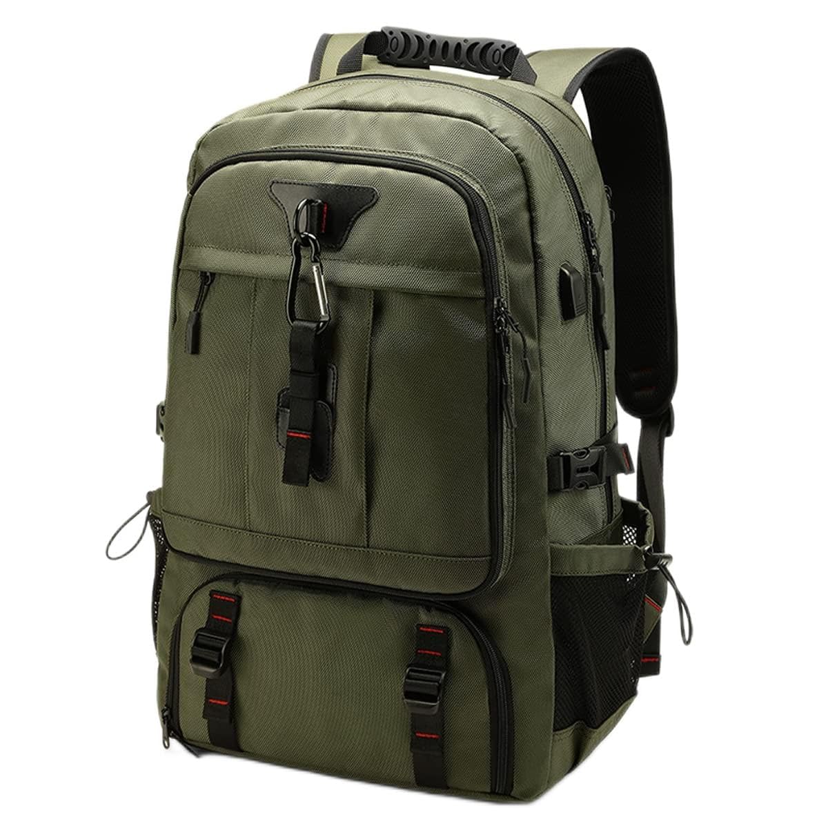 XINCADA Travel Laptop Backpack for Men Extra Large Backpacks with Shoe Compartment Business Carry on Backpack Hiking Daypack, Large (Army Green)