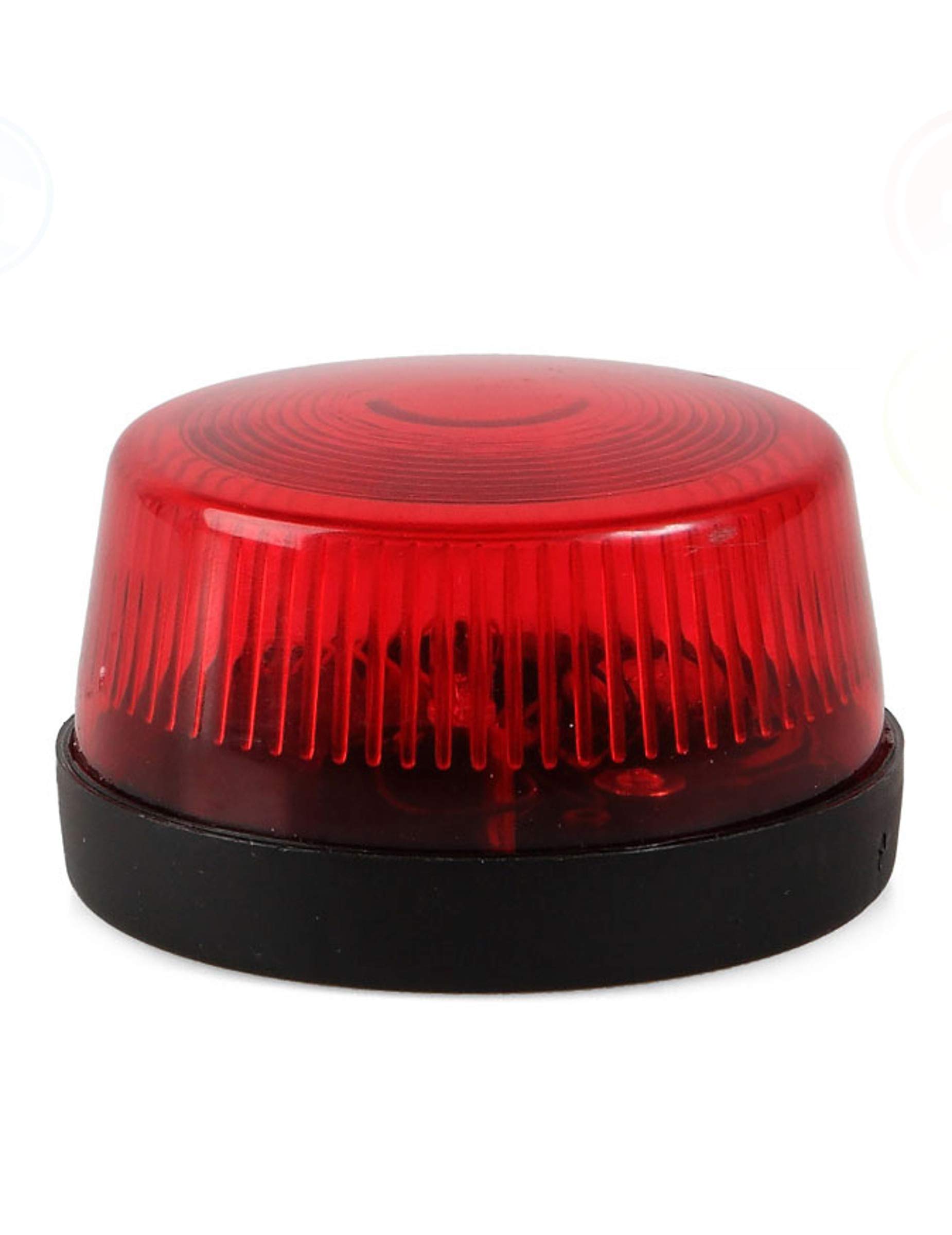 Atosa Red Siren With Light And Sound For Police Costume Or Emergencies