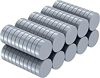 Vista 14 de SMARTAKE 45 piezas de imanes para refrigerador, imanes pequeños redondos de 6x2mm para nevera, imanes de neodimio premium multiusos para oficina