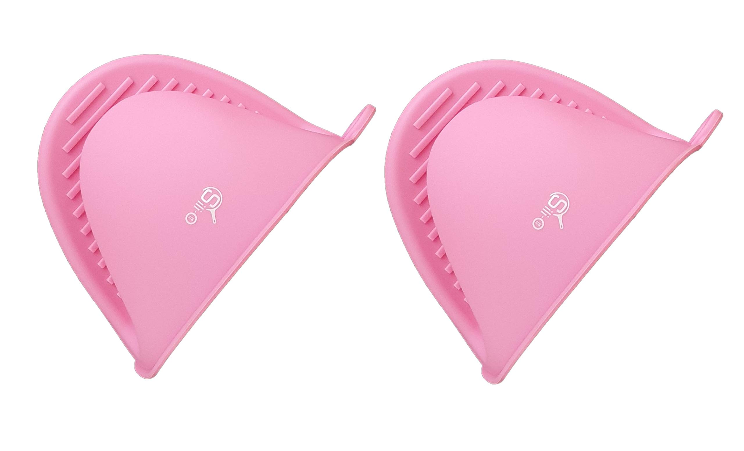 SiliO Silicone Mini Gloves for Kitchen Oven Mitts Pot Holder for Kitchen Mini Baking Mittens Pinch Grip Gloves Gripper Glove Cooking Glove Hand Clip Heat Resistant Utensil Holder (1 Pair)