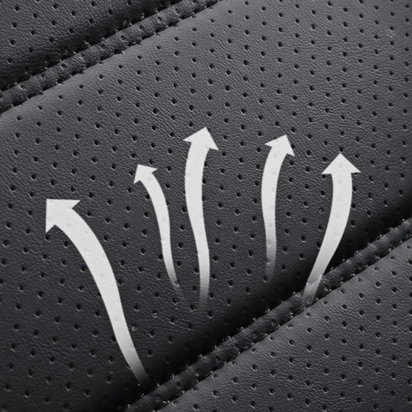 FEECOZ Auto Sitzbezüge Sets für Mazda CX-30 CX30 2019 2020 2021 2022 2023 2024 2025, Wasserdicht Leicht Zu Reinigen Atmungsaktive Rutschfester Leder-Autositzkissen,B