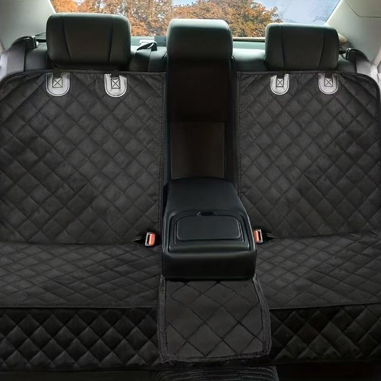Housse de Siège Auto pour Chien pour Vauxhall Combo 2019-2023 Couverture de Siège Arrière Imperméable Tapis de Protection de Voiture pour Animaux Antidérapant