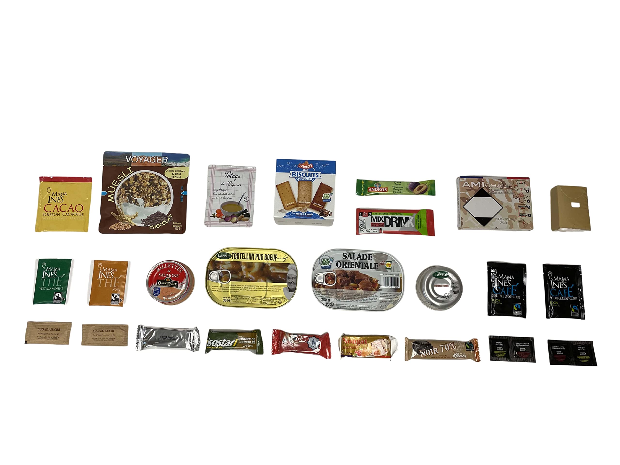 RCIR Esercito militare francese 24 ore Razione Pack MRE (Menu 5