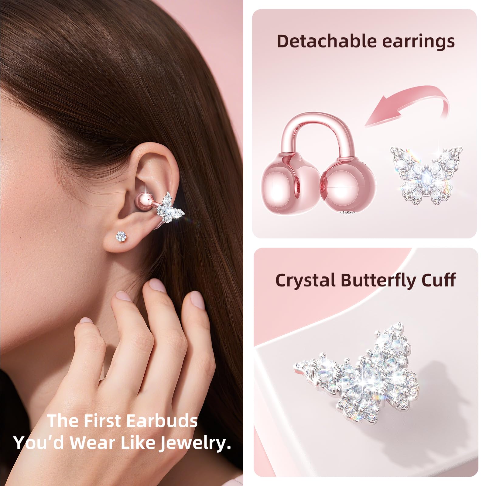 Kinglucky Gen2 Ear Clip On Earbuds - Dettaglio