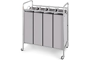 VEVOR 4-Section Laundry Sorter Cart: The Ultimate Laundry Sorting Solution