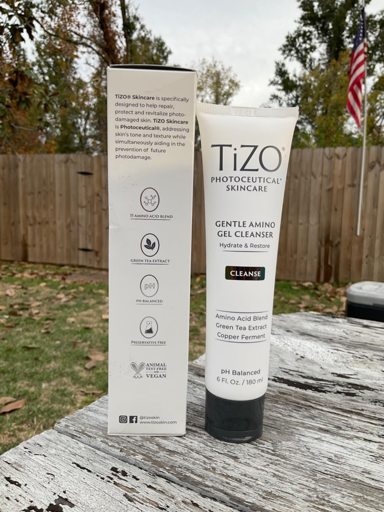 Fallene, Ltd TiZO | Gentle Amino Gel Cleanser | For All Skin Types | Facial Cleanser