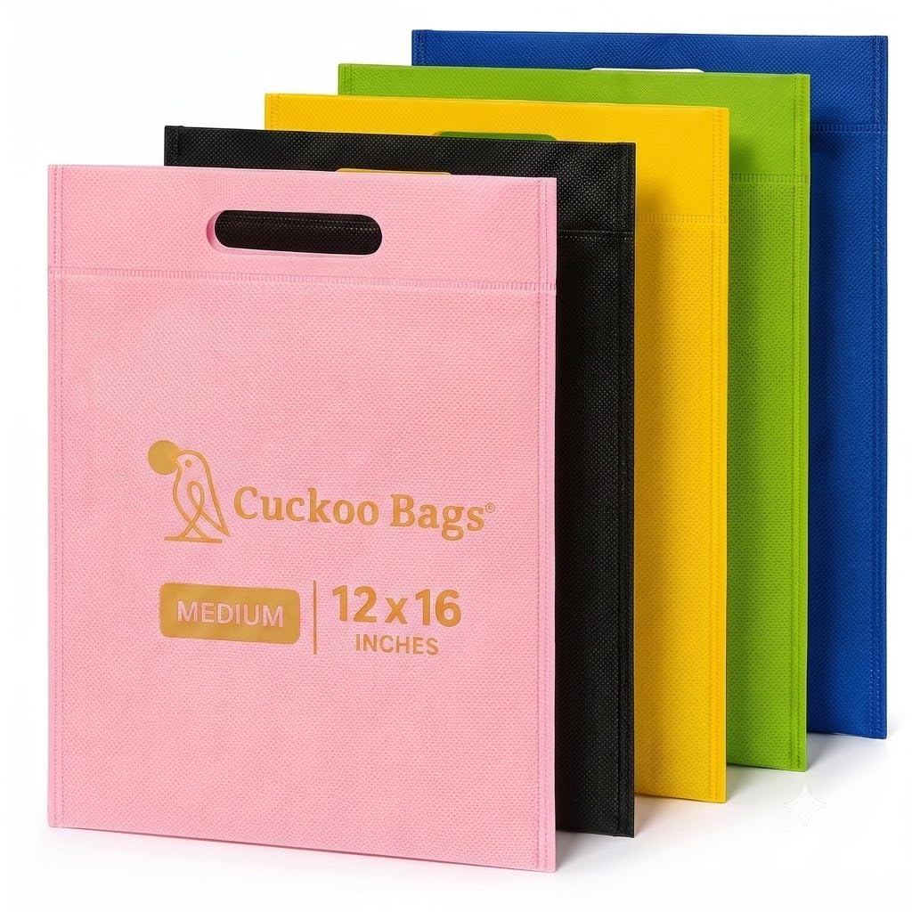 Cuckoo Bags® Extra Large (16x20) D-Cut Cloth Shopping Bag Reusable-image-20