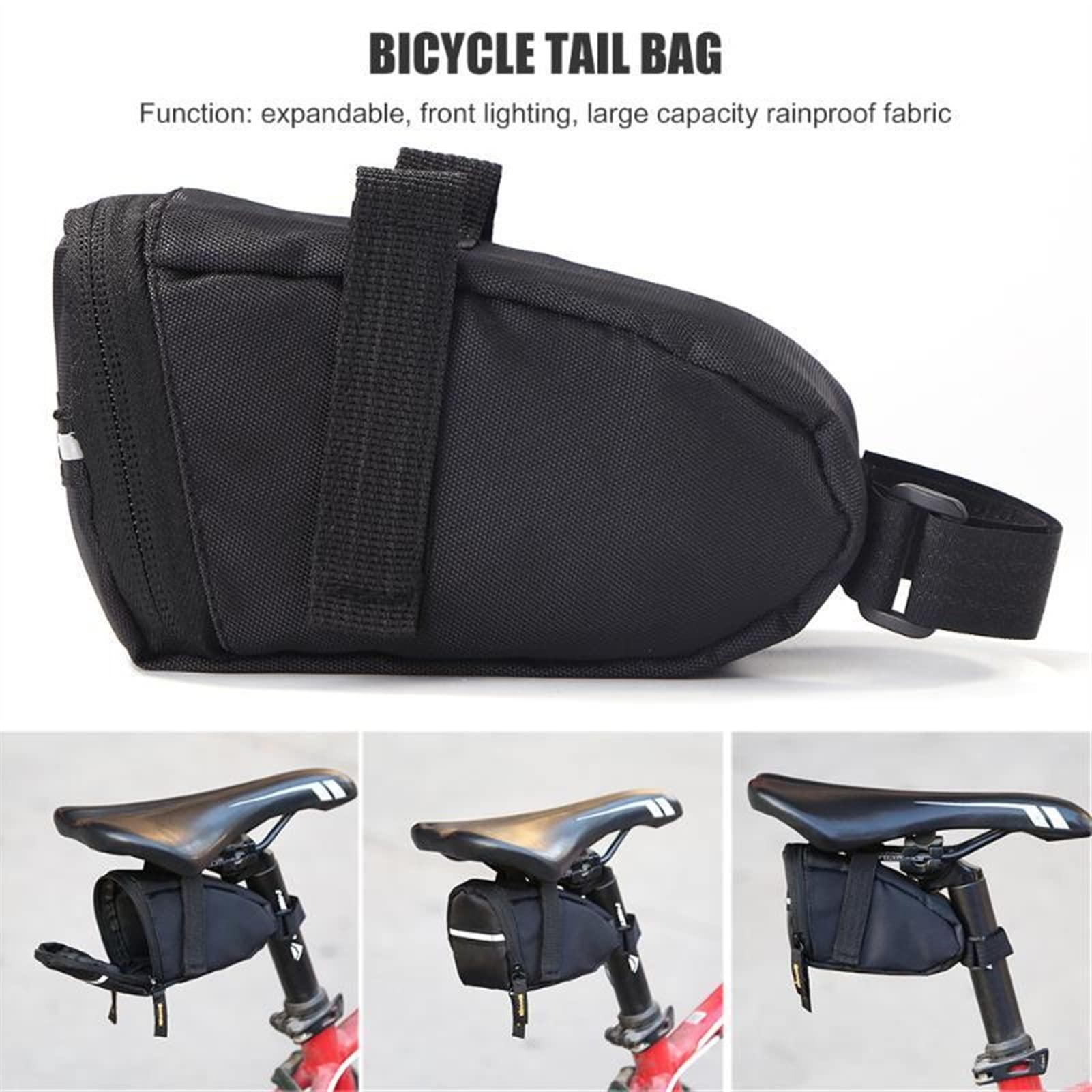 Panier-sacoche vélo,Sac de rangement étanche en Nylon pour vélo de