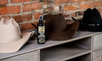 Bickmore Kahl Hat Stiffener Spray for Felt & Fabric Hats Clear | Restores shape and supports brim. Won't affect color or texture. Clear. Made in USA.