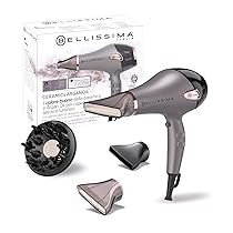 Bellissima Imetec – Asciugacapelli Professionale Ceramic & Argan Oil – Potente 2300W, Tecnologia Ceramica e Olio Argan, con Ionizzatare, Diffusore per Ricci, 2 Convogliatori per asciugatura e styling