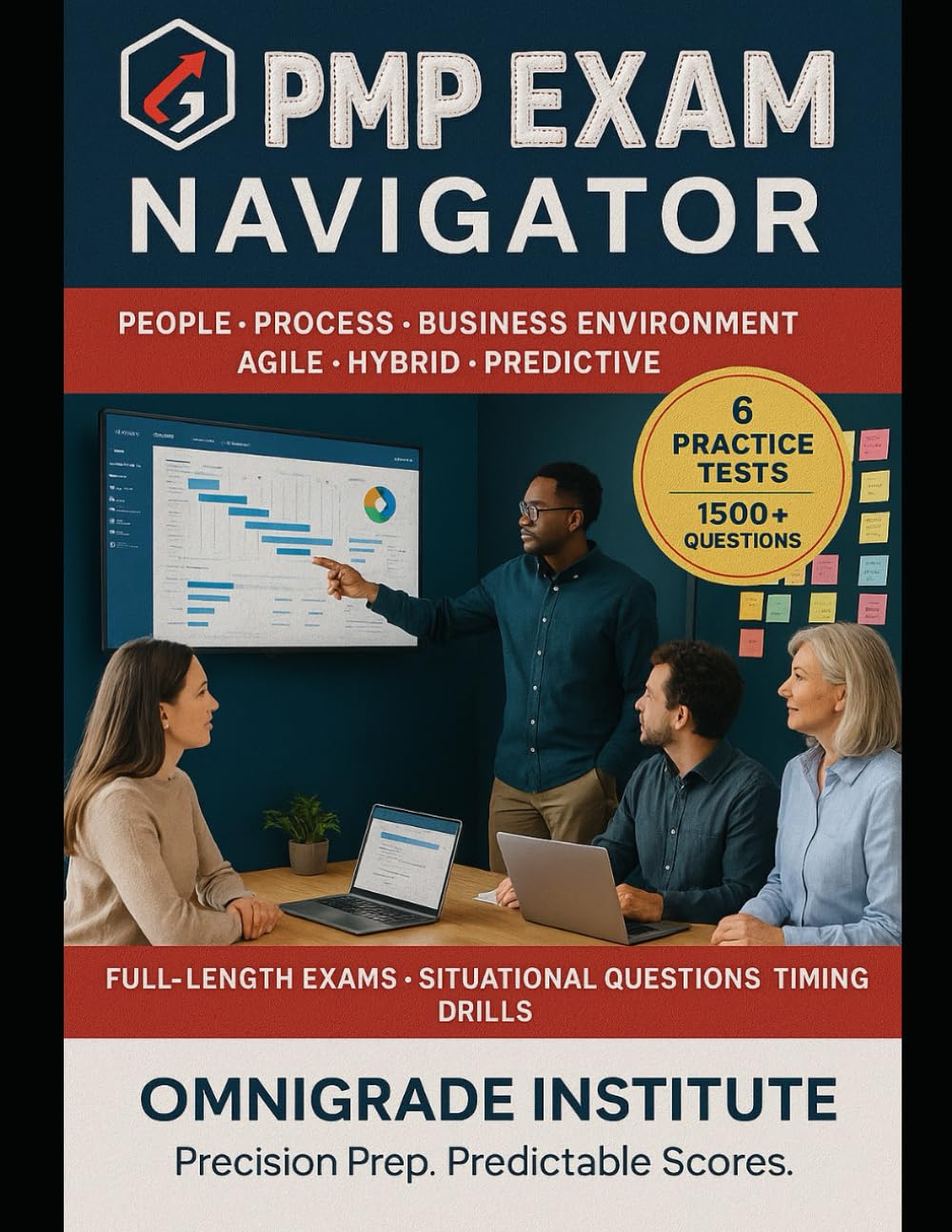 PMP EXAM NAVIGATOR: Over 1,500 practice questions and six full practice exams with step-by-step explanations for the Project Management Professional (PMP) exam