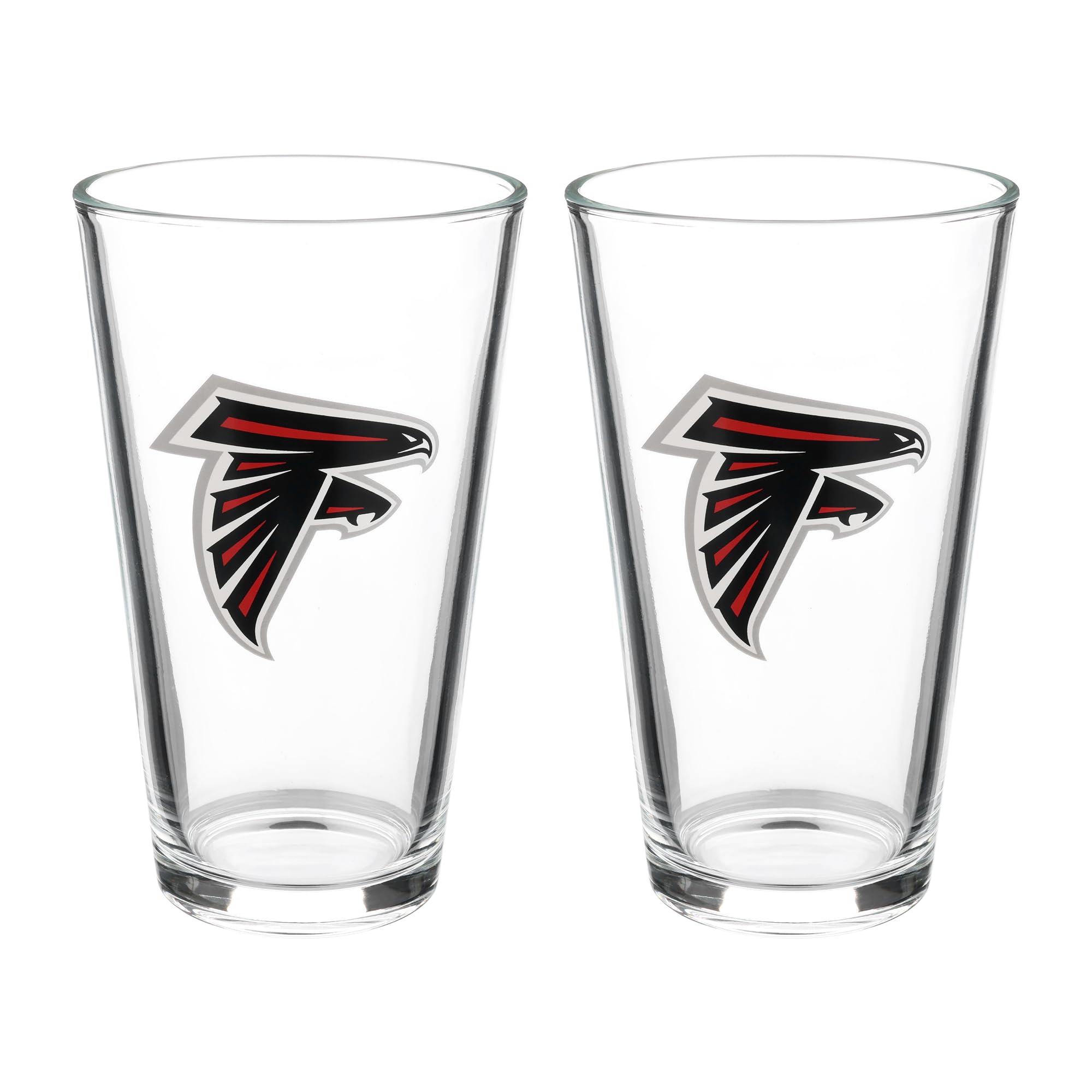 The Memory Company Officially Licensed 2-Pack Glass Beer Pint, Atlanta Falcons