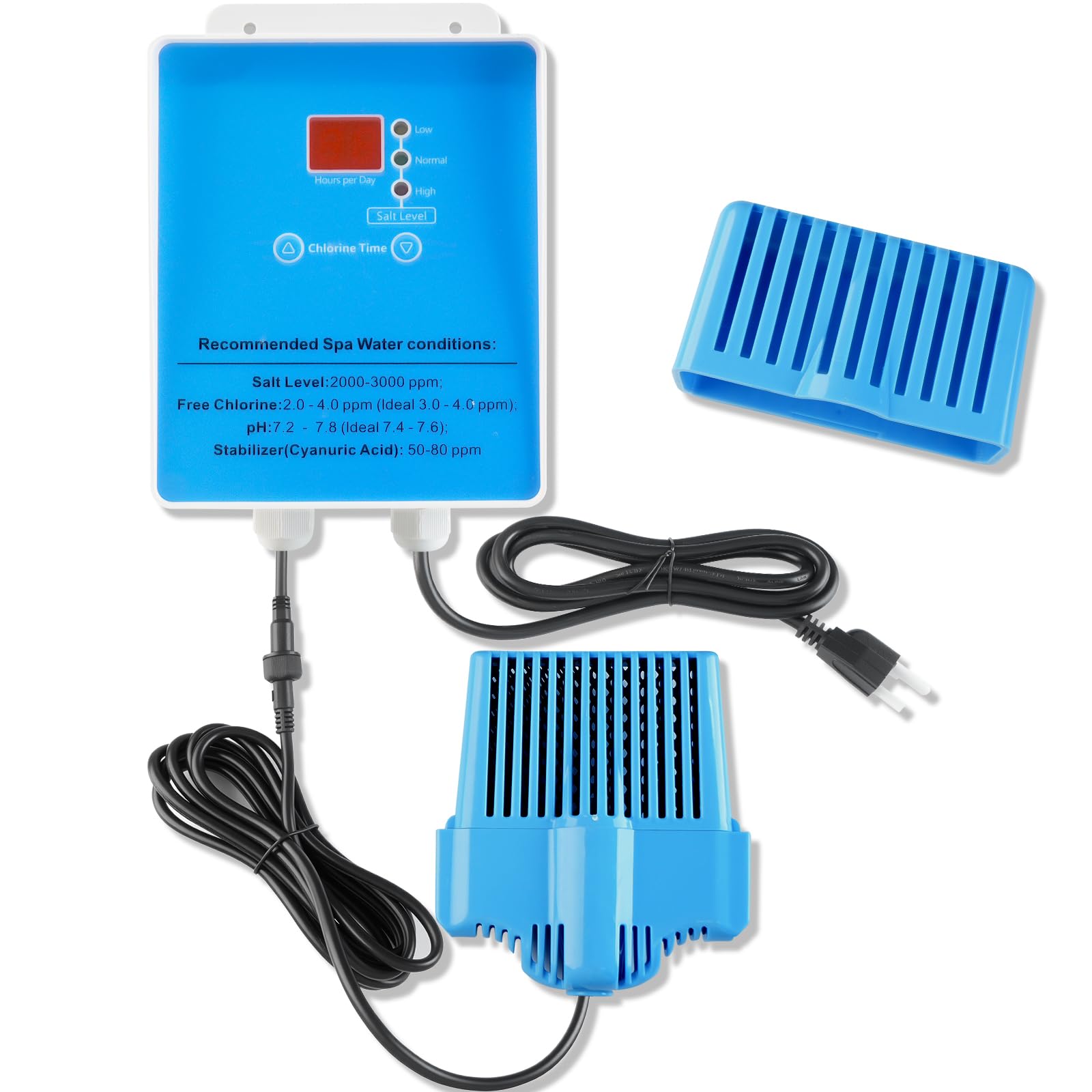 Photo 1 of Saltwater Chlorine Generation System Drop in Salt System Conversion Kit for Hot Tubs and Swim Spas Up to 2000 Gallons