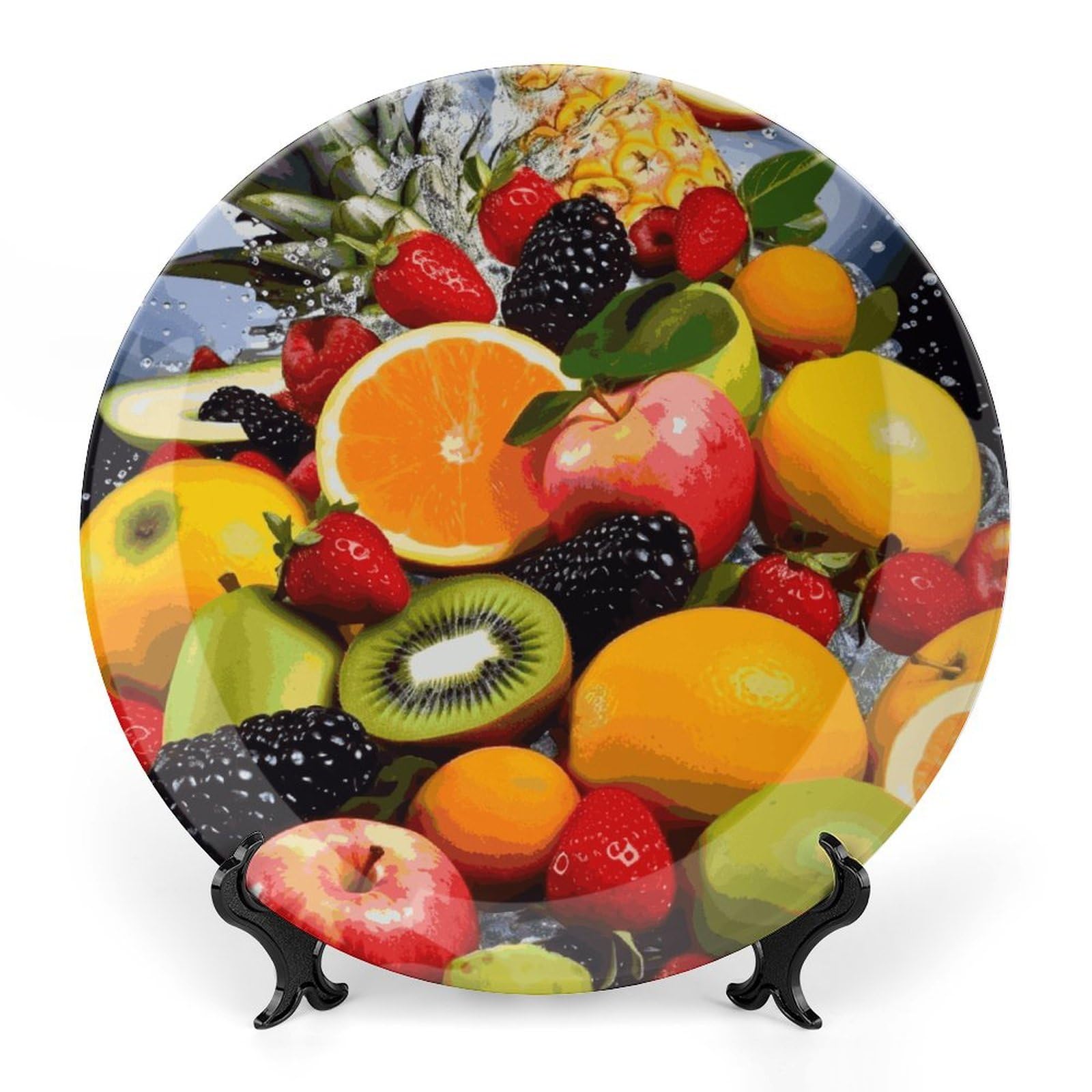 Assiettes à salade de fruits colorées pour sublimer vos tables de réception en famille